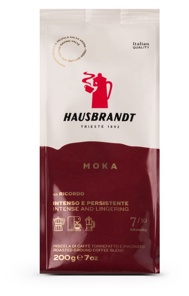 Кофе молотый Hausbrandt Moka SP Италия, 200 г