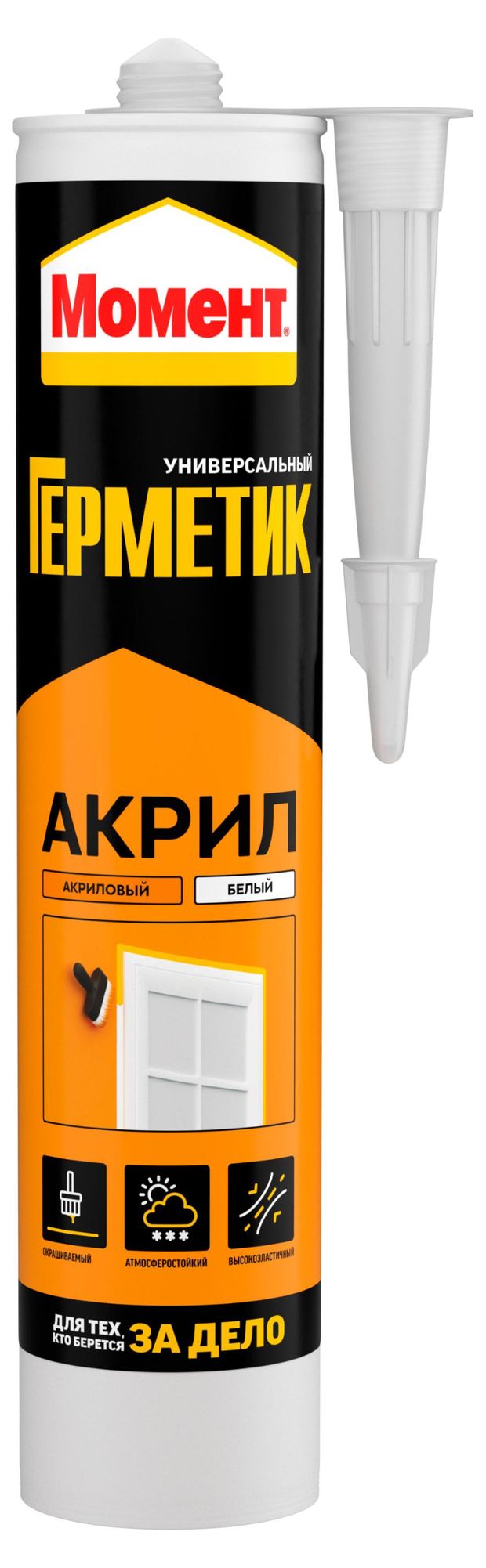 Герметик акриловый Момент Премиум белый, 420 г