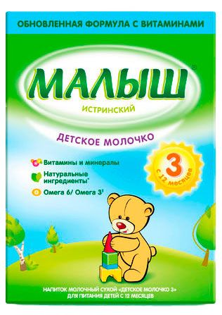 Смесь сухая молочная Малыш Истринский 3 с 12 мес. БЗМЖ, 350 г