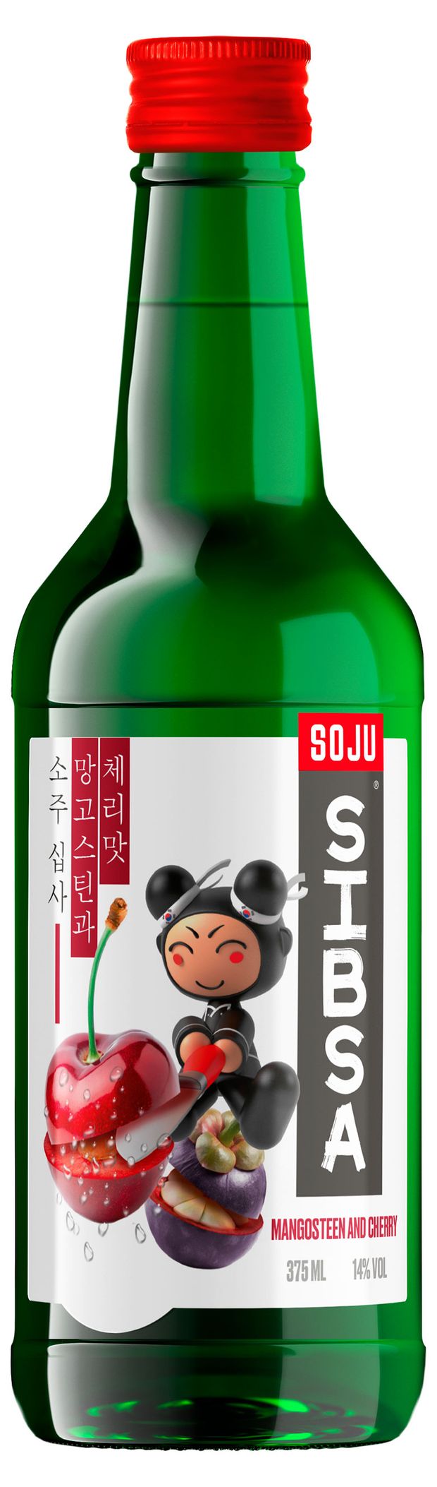 Соджу Sibsa cherry mix 14%, 375 мл