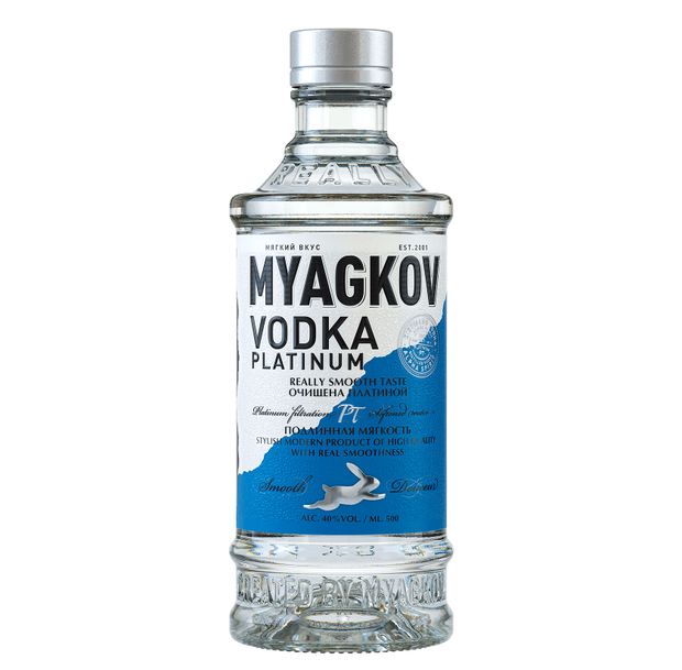 Водка Мягков платиновая Россия, 0,5 л