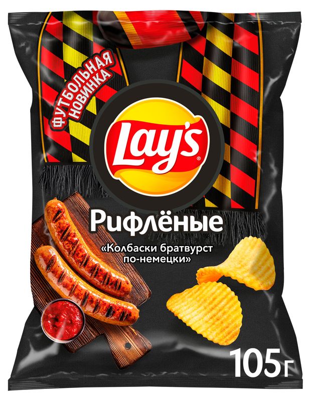 Чипсы картофельные Lay's Колбаски братвурст по-немецки, 105 г