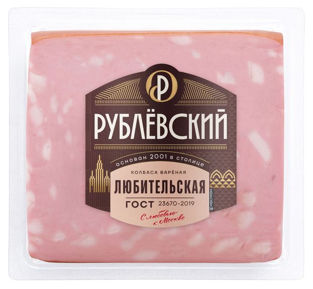 Колбаса вареная Рублёвский Любительская, 400 г