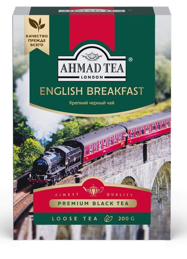 Чай черный Ahmad Tea Английский завтрак листовой, 200 г