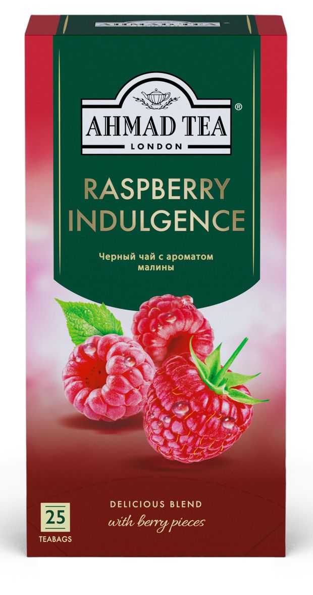 Чай черный Ahmad Tea Малиновое лакомство, 25x1,5 г
