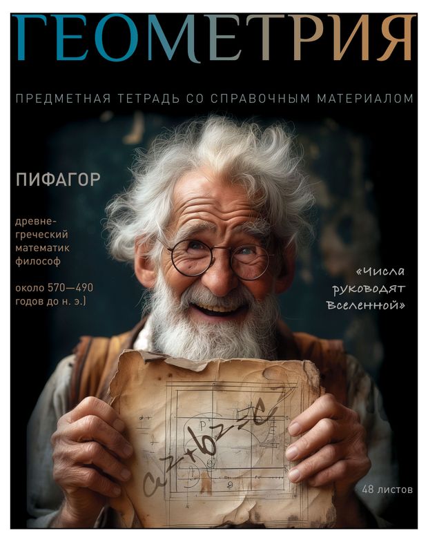 фото Тетрадь пзбм предметная геометрия а5 в клетку, 48 л