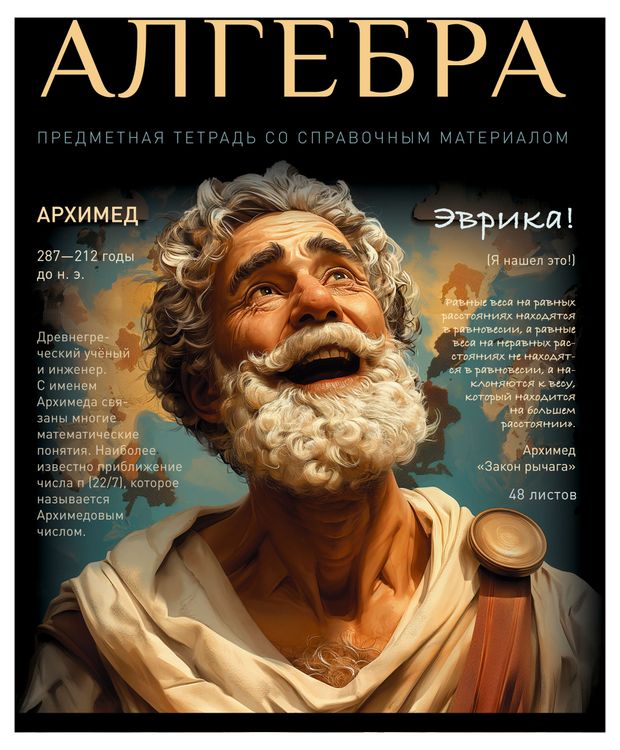 Тетрадь ПЗБМ предметная Алгебра клетка А5, 48 л