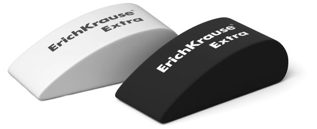 Ластик ErichKrause Sensor Black&Whitе, 1 шт