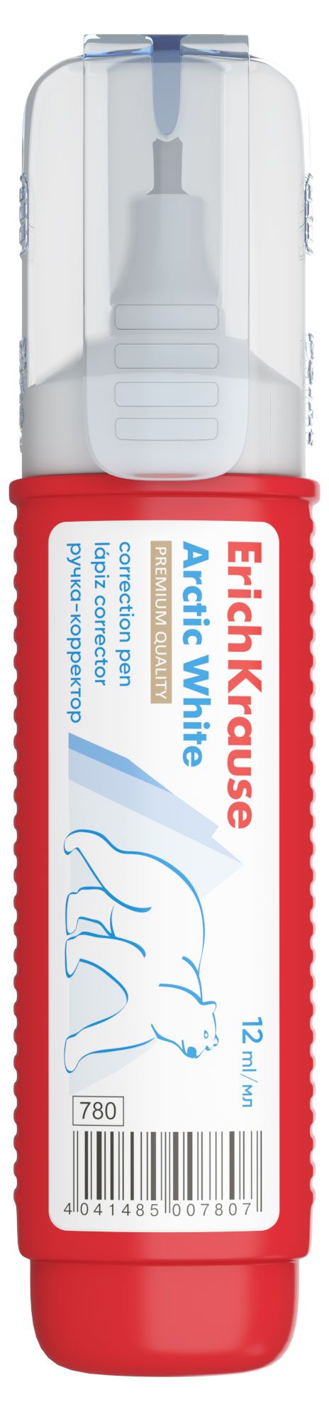 Ручка корректирующая ErichKrause Arctic white, 12 мл
