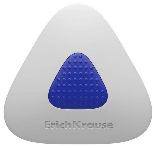 Ластик ErichKrause SmartWay Triangle с пластиковым держателем, 1 шт