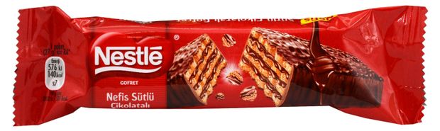 Батончик Nestle Crispy Wafer хрустящая вафля в молочном шоколаде Турция, 27 г