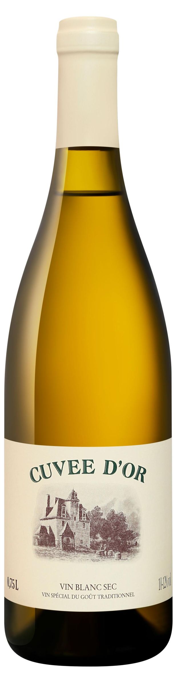 Вино Cuvee d'Or ординарное белое сухое Россия, 0,75 л