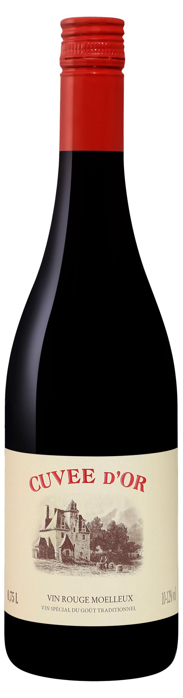 Вино Cuvee d'Or ординарное красное полусладкое Россия, 0,75 л