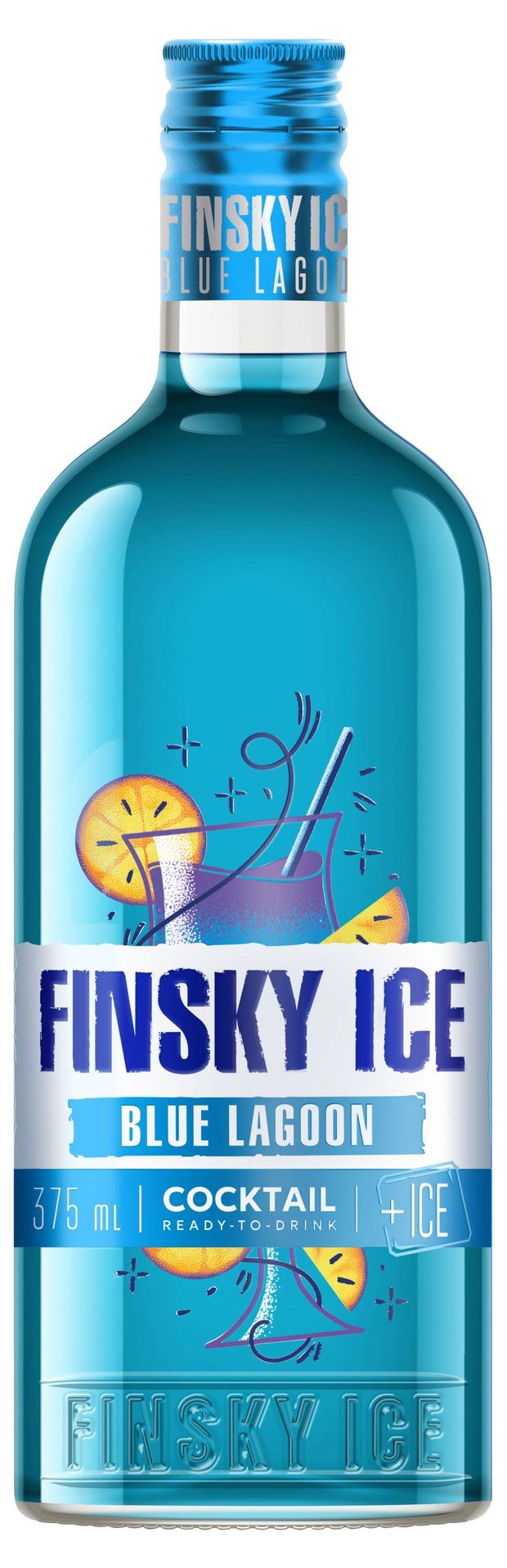 Аперитив Finsky Ice Голубая лагуна Россия, 0,375 л