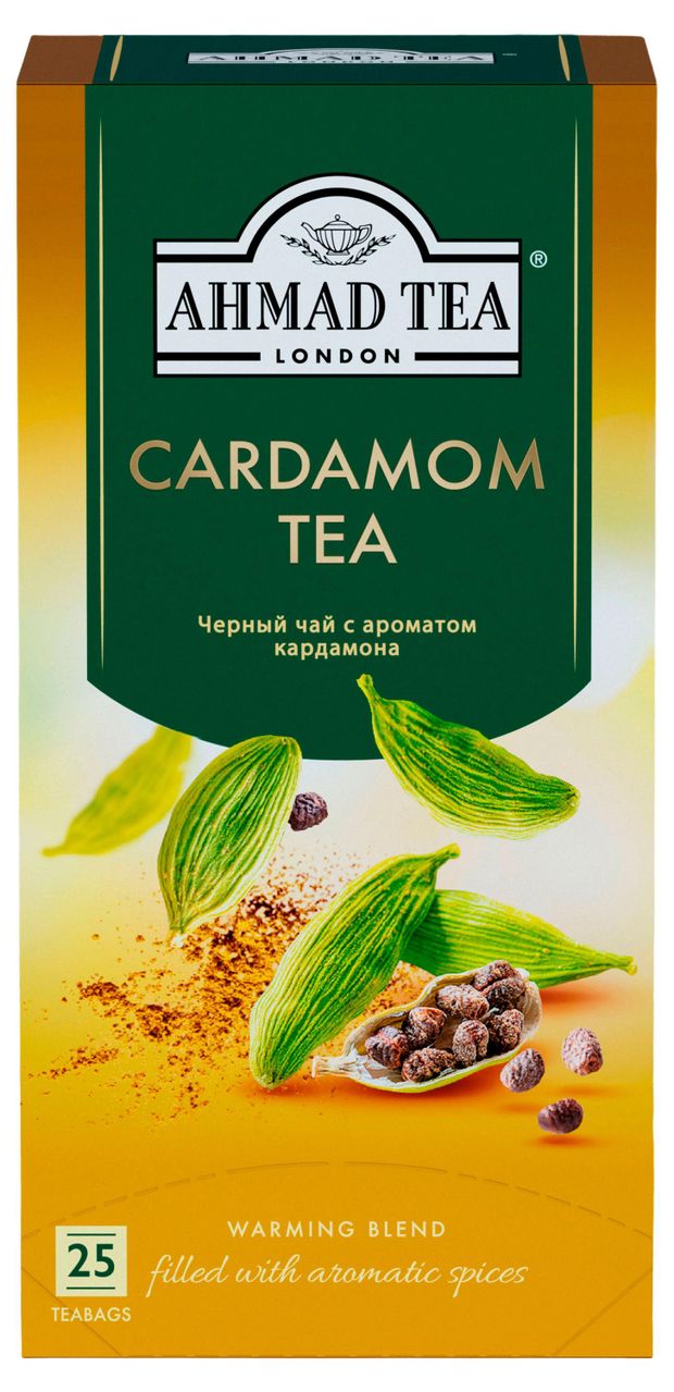 Чай черный Ahmad Tea Кардамон, 25x2 г