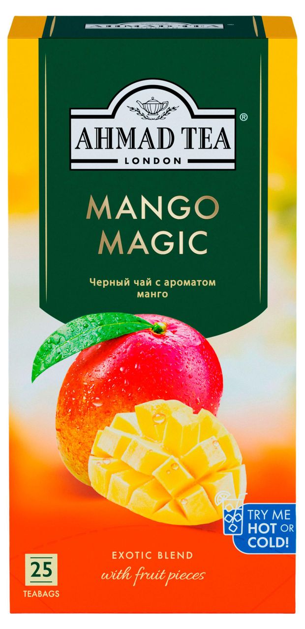 Чай чёрный Ahmad Tea Магия Манго, 25x1,5 г