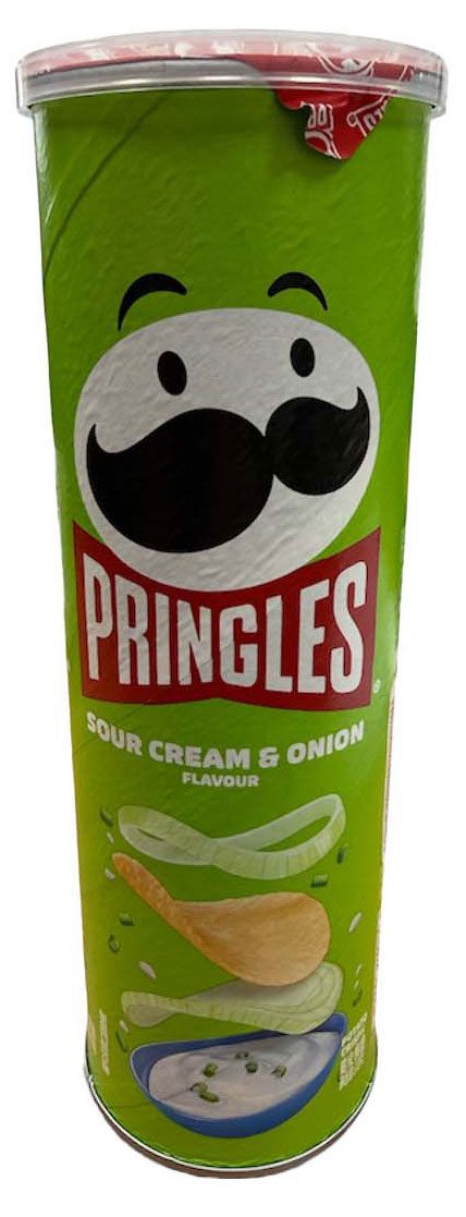 Чипсы картофельные Pringles Сметана и лук, 110 г