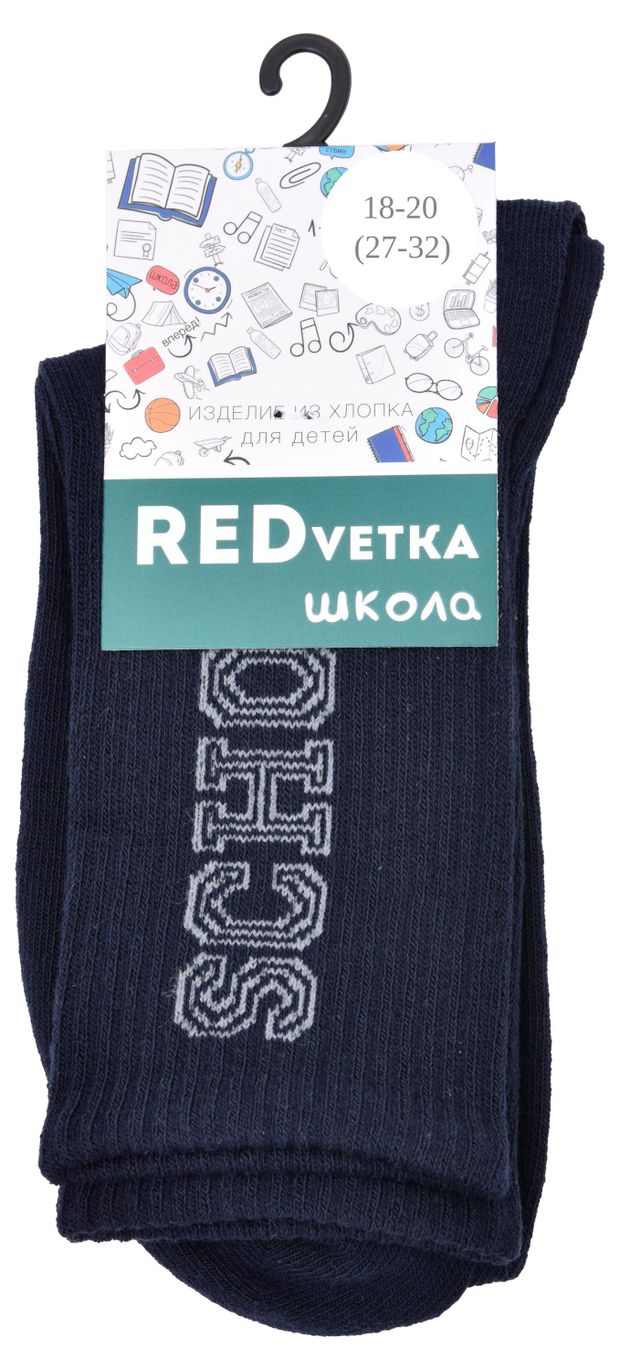 Носки подростковые Красная ветка Школа синие, р 18-20