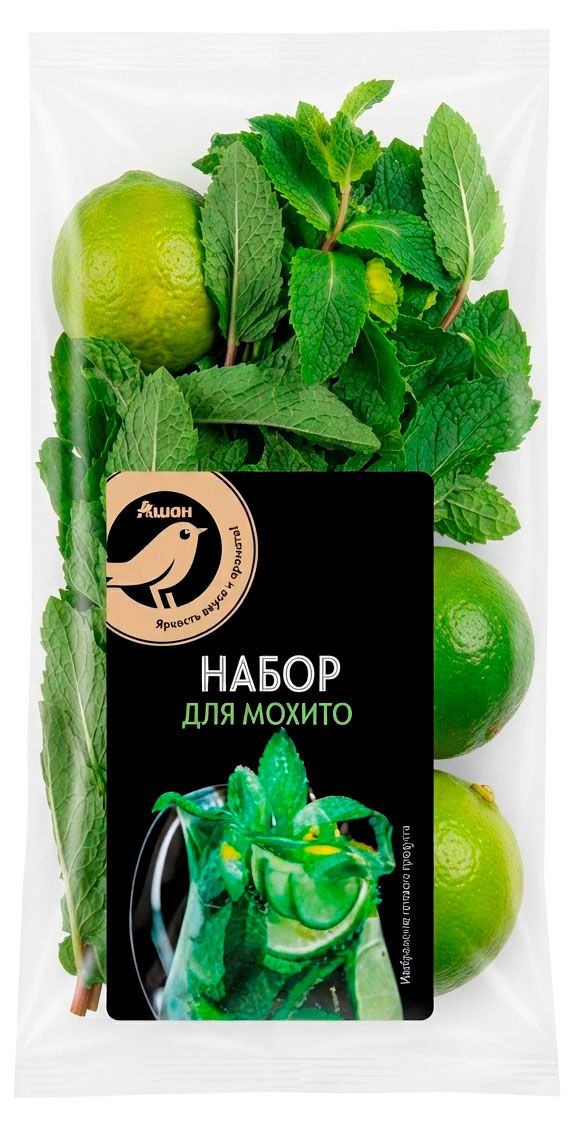Набор для мохито АШАН Золотая птица, 200 г