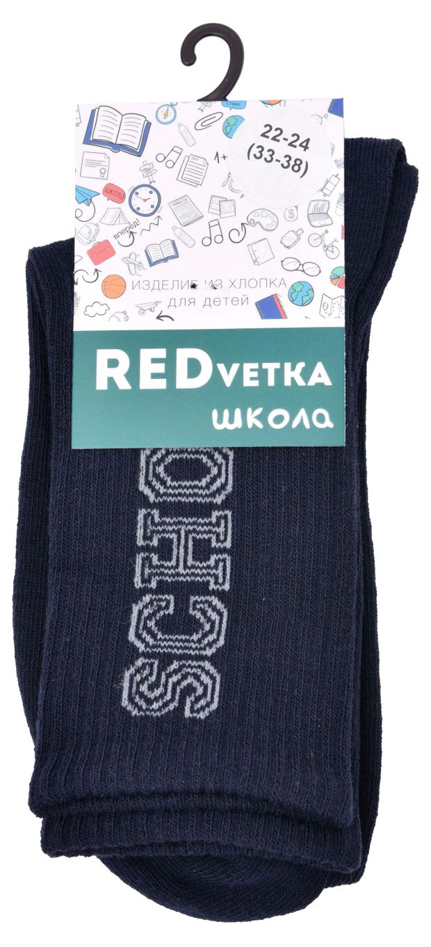 Носки подростковые Красная ветка Школа синие, р 22-24
