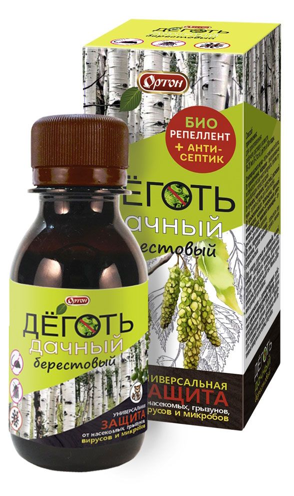 Деготь Ортон дачный берестовый, 100 мл