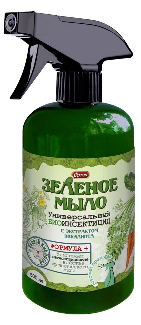 Биоинсектицид Ортон Зеленое мыло универсальный, 500 мл