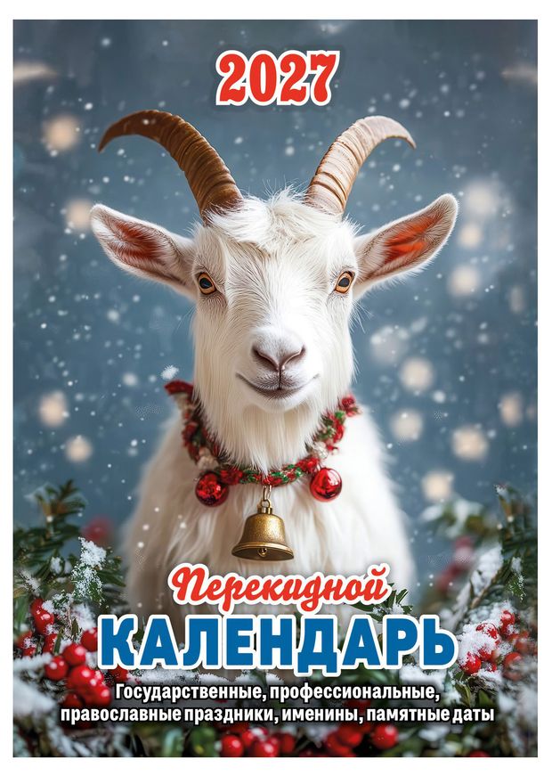 Календарь настольно-перекидной Кострома Государственная символика на 2027 г, 100х140 мм