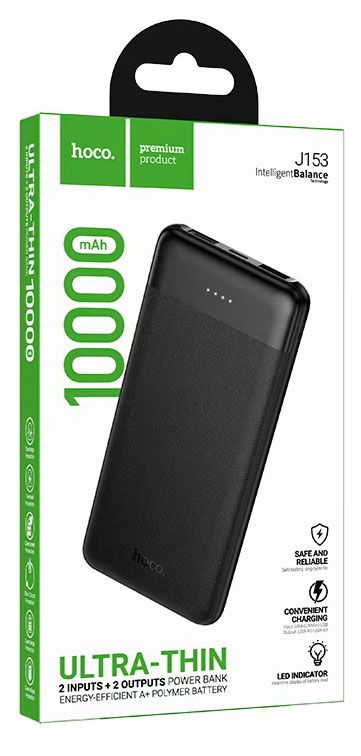 фото Аккумулятор внешний hoco j153 20000мaч черный, 1 шт