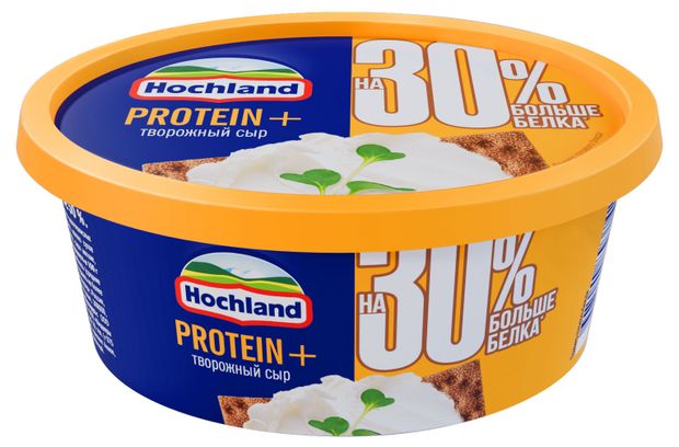 Сыр творожный Hochland Protein+ 50% БЗМЖ, 140 г