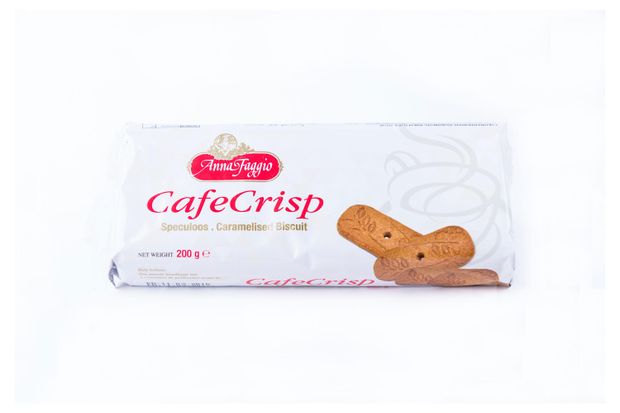 Печенье Anna Faggio Cafe Crisp хрустящее карамелизированное Бельгия, 200 г