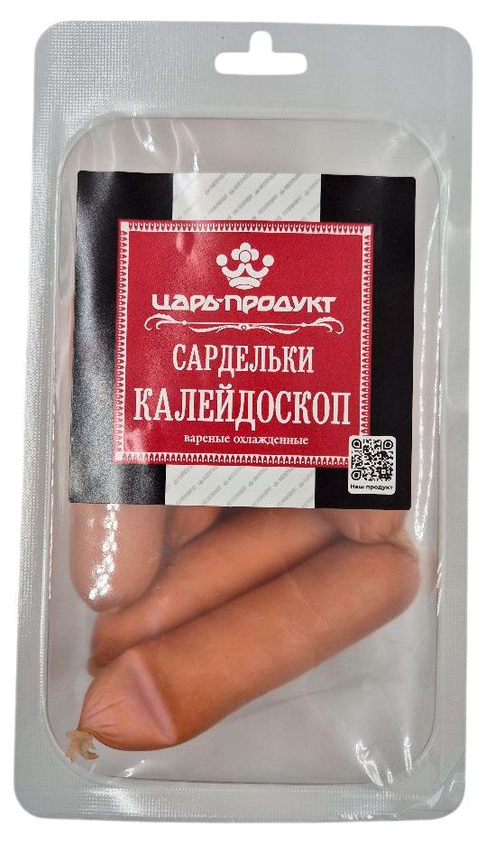 Сардельки вареные Царь-продукт Калейдоскоп, 400 г