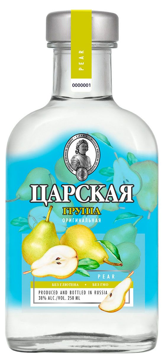Настойка горькая ЦАРСКАЯ оригинальная груша Россия, 0,25 л