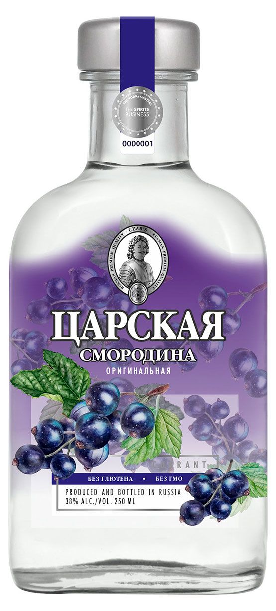 Настойка горькая ЦАРСКАЯ оригинальная смородина Россия, 0,25 л