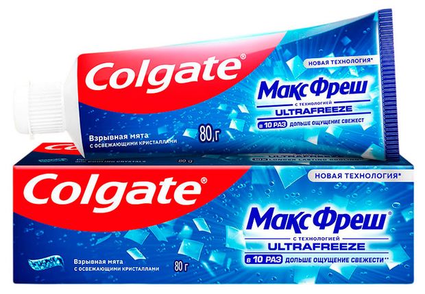 Зубная паста Max Fresh Взрывная Мята, 80 г