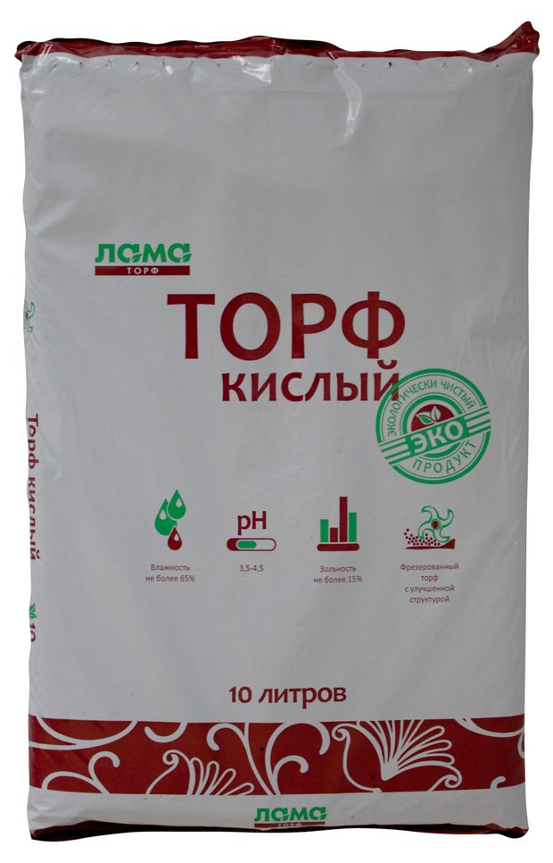 Торф Лама Торф кислый, 10 л