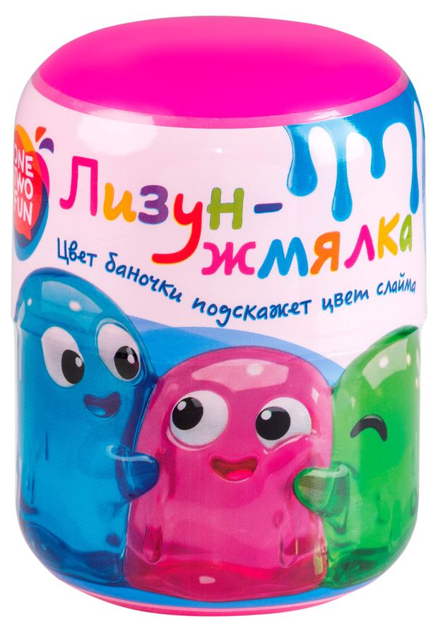 фото Слайм one two fun лизун жмялка, 200 г 1 шт в ассортименте