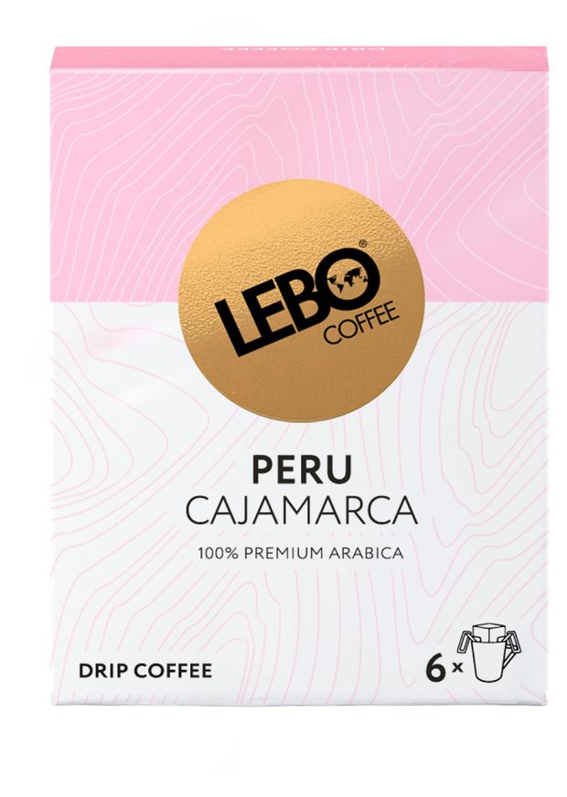 Кофе молотый в дрип-пакетах Lebo Peru, 6 шт