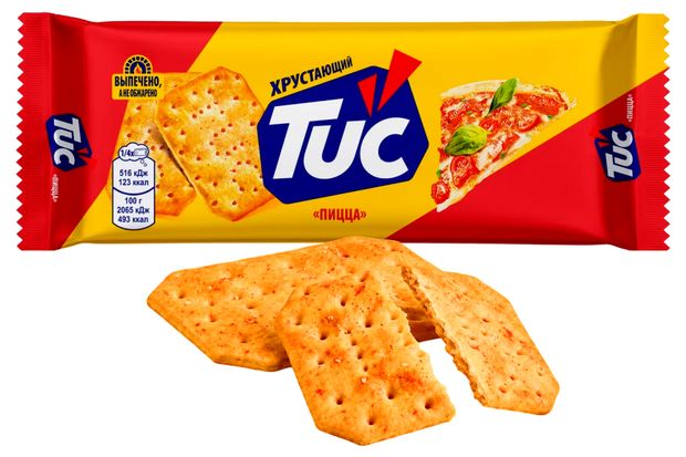 Крекер Tuc со вкусом Пицца, 100 г