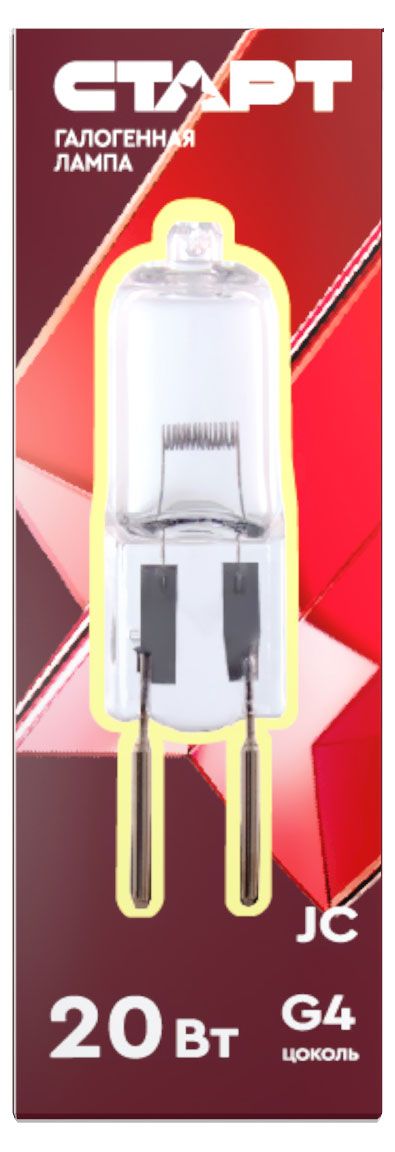 Лампа галогенная СТАРТ 20W G4 12V