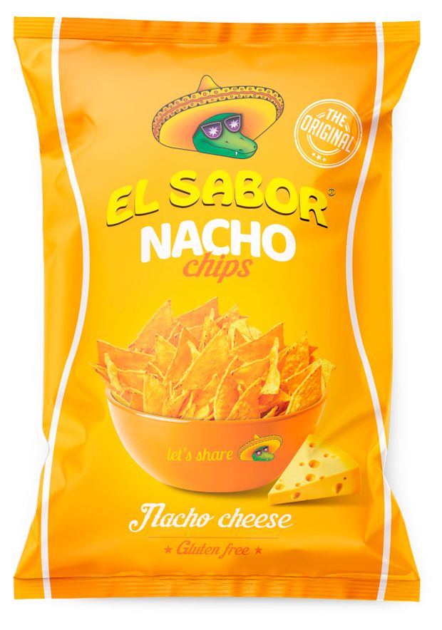 Чипсы кукурузные El sabor Начос со вкусом сыра Греция, 100 г