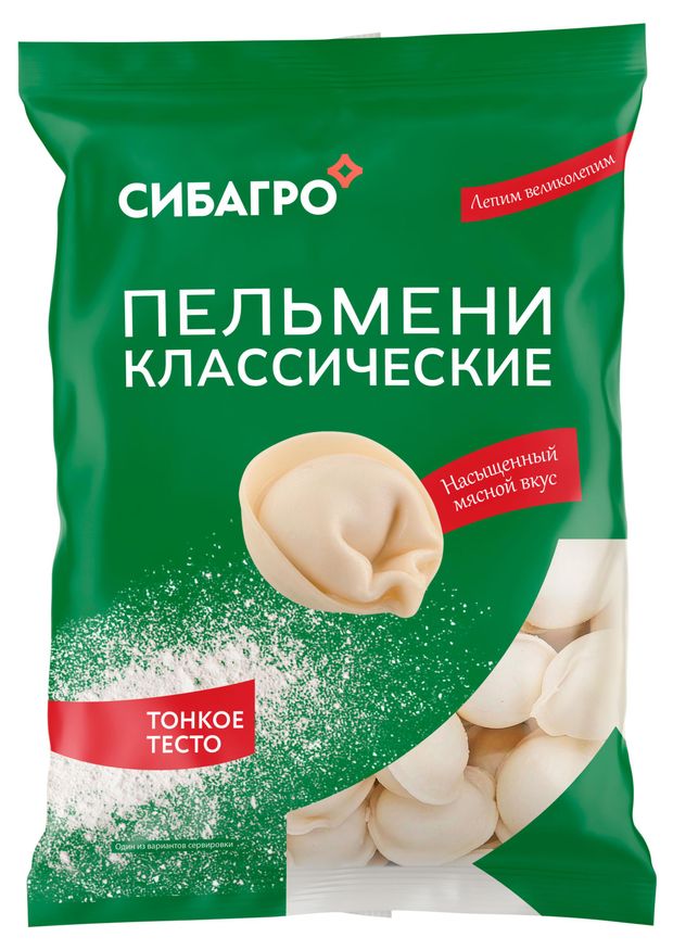 Пельмени СИБАГРО Классические, 800 г