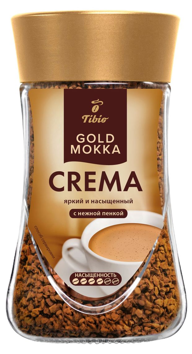 Кофе растворимый Tibio Gold Mokka Crema сублимированный, 90 г