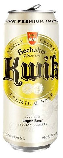 Пиво Martens, Bocholter Kwik Bier светлое фильтрованное Бельгия, 0,5 л