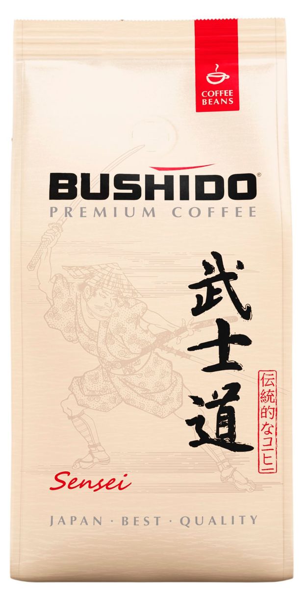 Кофе зерновой Bushido Sensei Нидерланды, 227 г