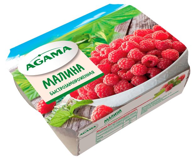 Малина Agama Hortex целая замороженная, 200 г