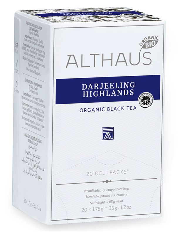 Чай черный Althaus Дарджилинга Германия, 20х1,75 г