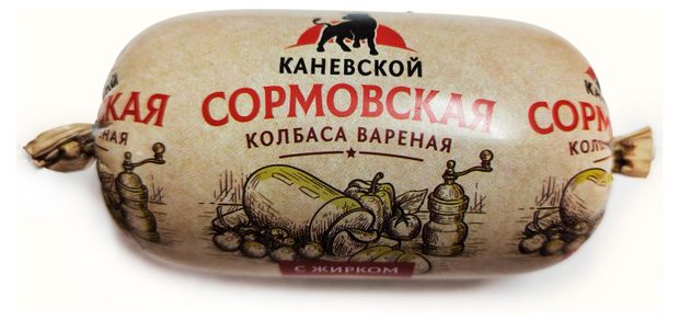 Колбаса вареная МПК Каневской Сормовская с жирком, 380 г