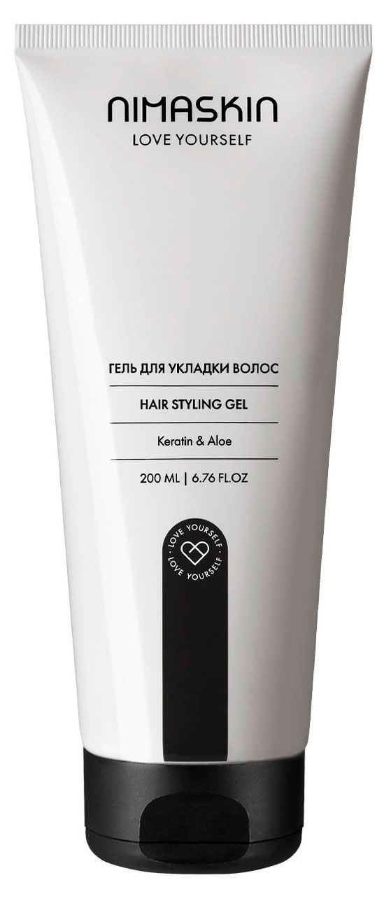 Гель для укладки волос NIMASKIN Keratin&Aloe, 200 мл