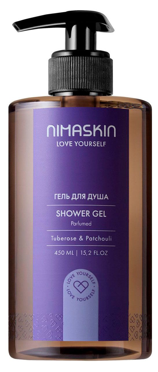 фото Гель парфюмированный для душа nimaskin tuberose&amp;patchouli, 450 мл