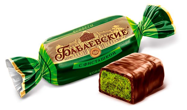 Конфеты Бабаевский с фисташкой, вес
